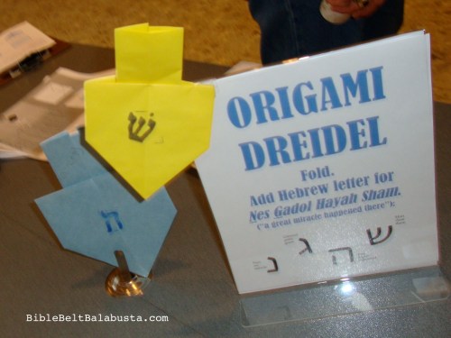 origami dreidels