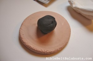 "mohn" (poppy) filling: aka blob of dried black clay
