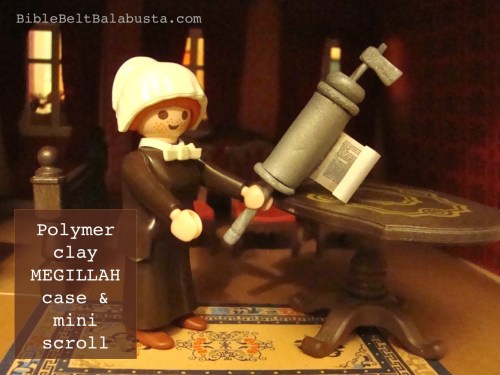 polymer clay case for mini scroll