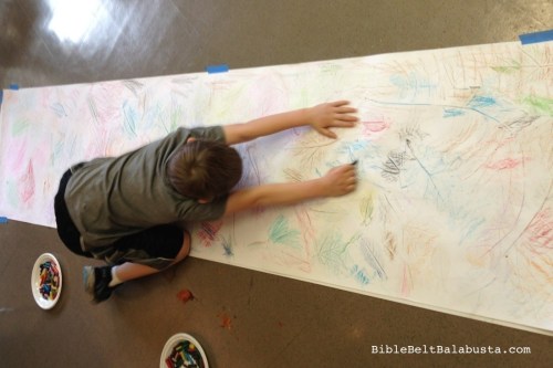 Tu B'Shevat leaf-rubbing banner