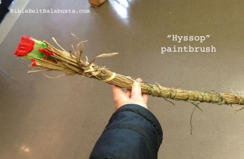 fake hyssop, fake blood = real messy