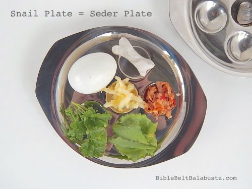 seder plate, kid-sized