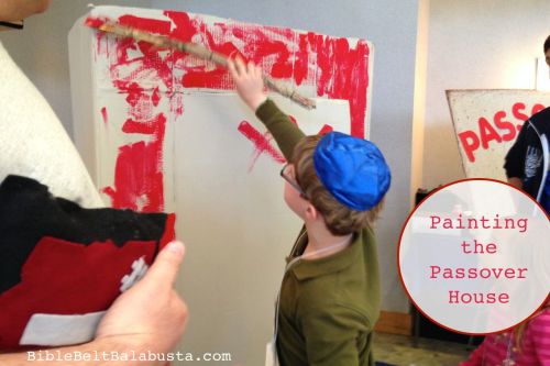 Lintel action at the Passover House