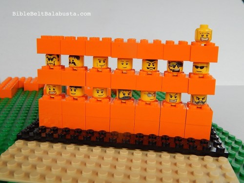 LEGO omer counter minifig heads closeup