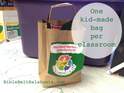 the kid that made these bags had never used a stapler before. He's an expert now!