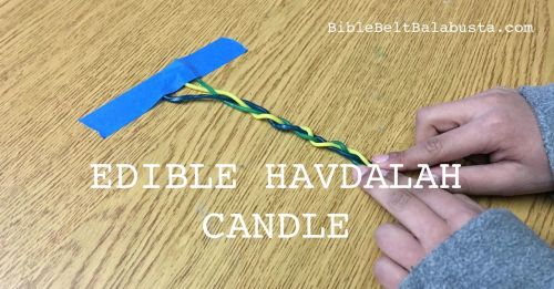 braiding candy havdalah candle